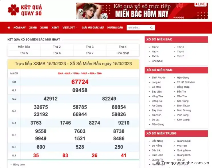 Hướng dẫn tra cứu kết quả xổ số st666