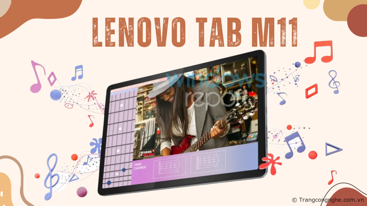 Rò rỉ ảnh render Lenovo Tab M11 độ phân giải cao, kèm thông số kỹ thuật