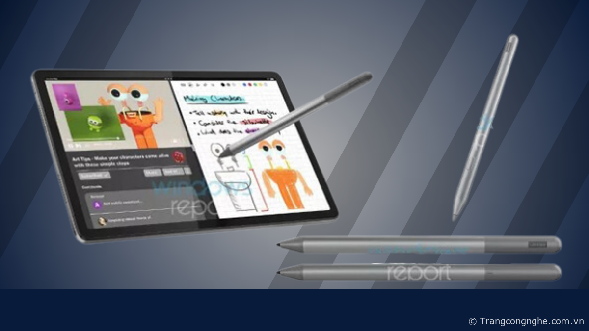 Rò rỉ ảnh render Lenovo Tab M11 độ phân giải cao, kèm thông số kỹ thuật