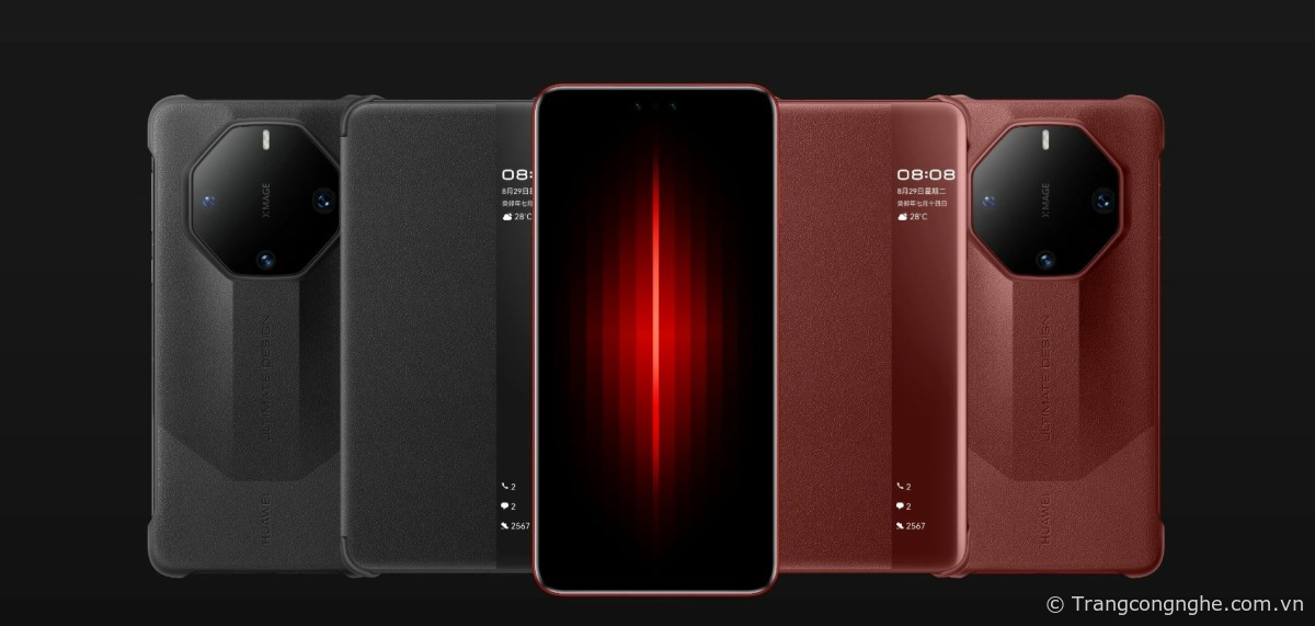 Huawei Mate 60 RS Ultimate Design ra mắt, vỏ gốm cao cấp, điện thoại vệ tinh, giá từ 40 triệu