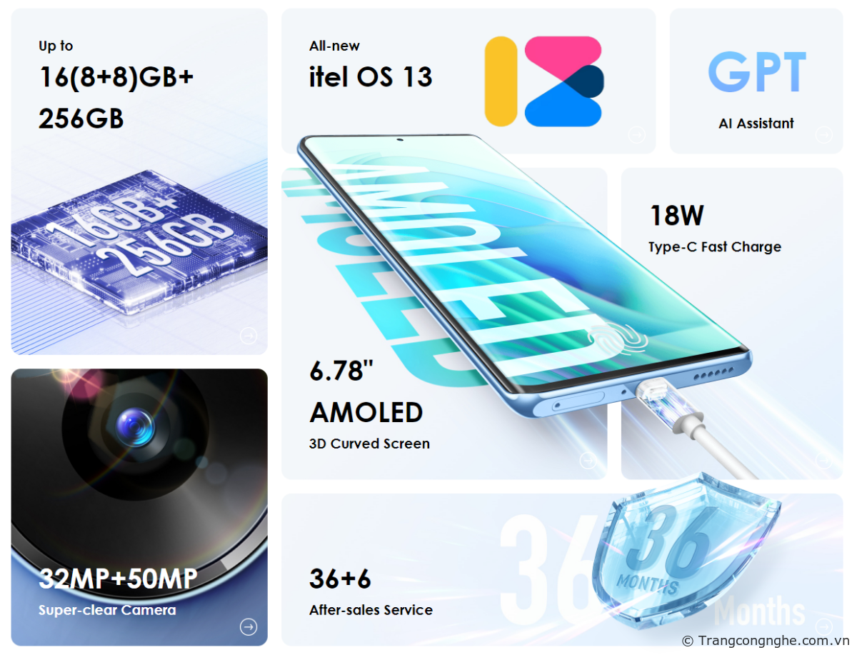 Vua giá rẻ itel S23+ ra mắt