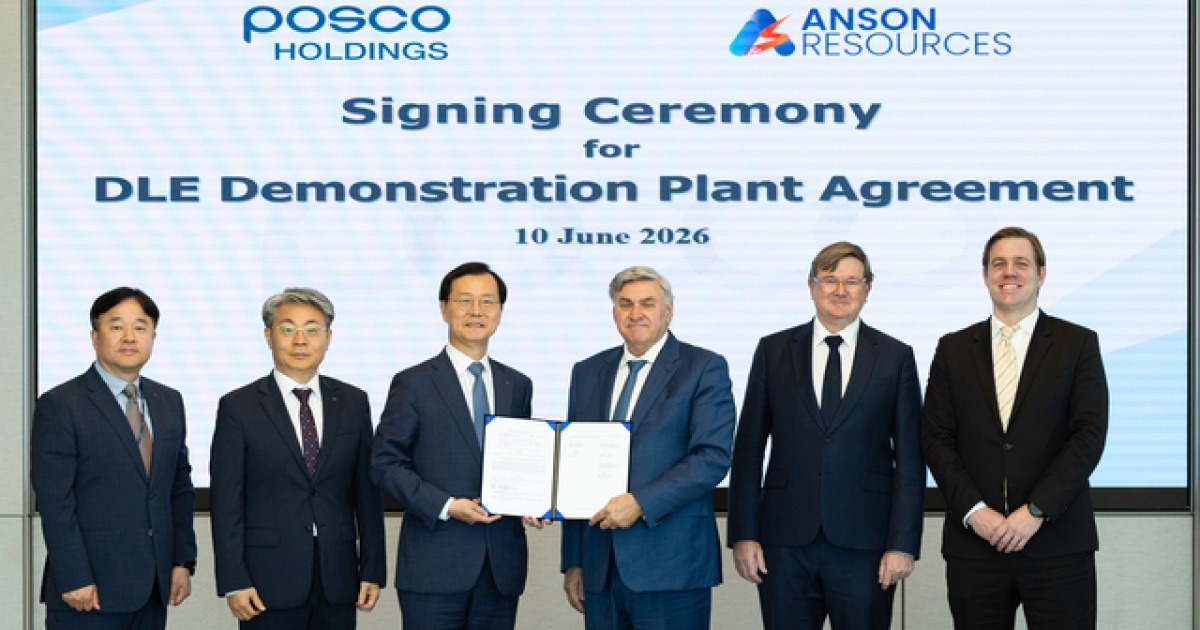 POSCO Holdings phát triển công nghệ khai thác lithium từ nguồn nước có nồng độ thấp