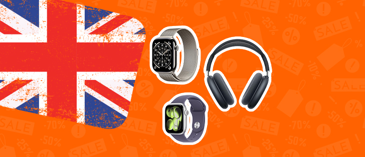 Giảm giá Apple Watch Series 11 và AirPods trong ngày hội mua sắm Prime Day tại Anh