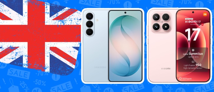 Giảm giá hấp dẫn cho Galaxy S26 và Xiaomi 17 trong ngày hội Amazon UK Prime