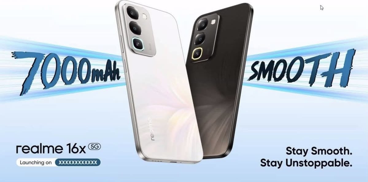 Realme 16x phiên bản Ấn Độ dự kiến trang bị pin 7.000mAh, sắp ra mắt