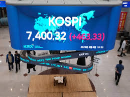 Thị trường chứng khoán Hàn Quốc lao dốc 4%, giảm 9% trong 3 ngày