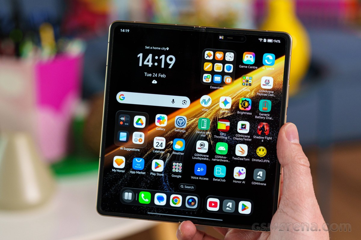 Thông tin rò rỉ về thông số kỹ thuật của smartphone gập Honor