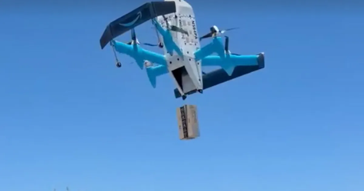 Amazon ra mắt dịch vụ giao hàng bằng drone tại Texas
