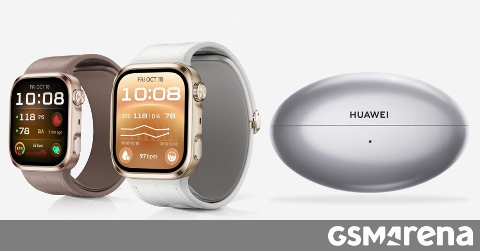 Huawei ra mắt đồng hồ thông minh Watch D3 và tai nghe FreeBuds Neo