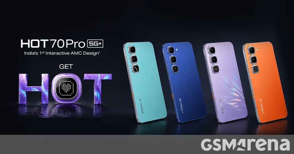 Infinix Hot 70 Pro sắp ra mắt tại Ấn Độ với nhiều màu sắc hấp dẫn
