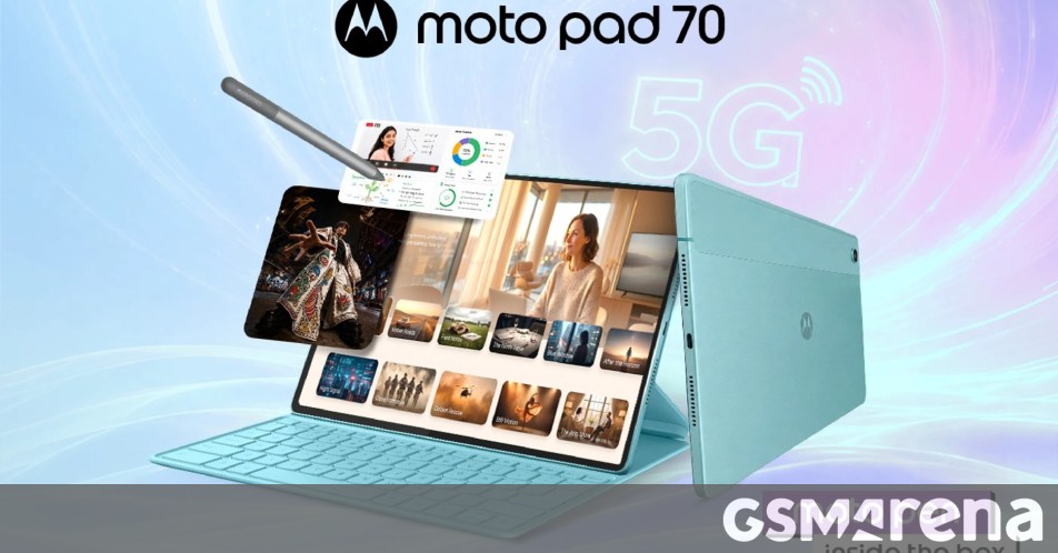 Motorola ra mắt Moto Pad 70 với màn hình 12.1 inch và kết nối 5G
