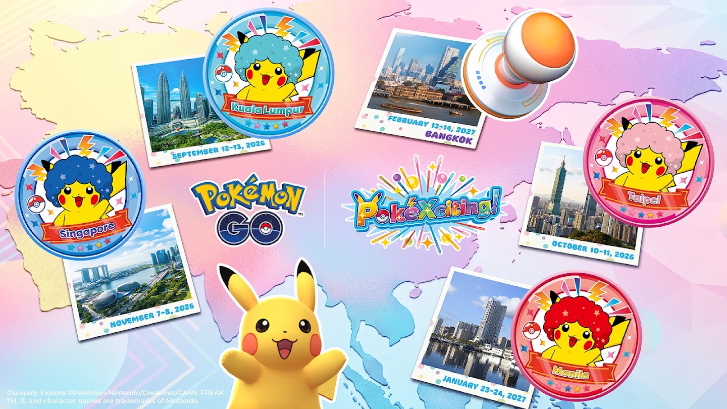 PokéXciting! Khởi động sự kiện GO Stamp Rally xuyên vùng