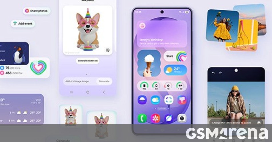 Samsung One UI 9.5 có thể sử dụng AI để thiết kế widget tùy chỉnh