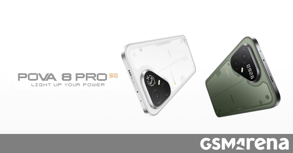 Tecno Pova 8 Pro ra mắt với màn hình Alive Matrix và chip P1