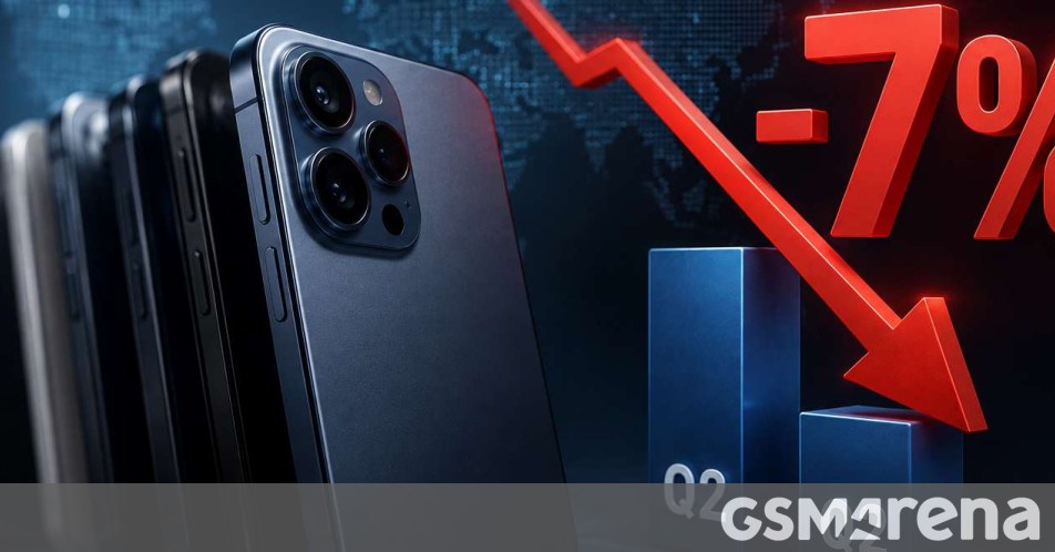 Thị trường smartphone giảm 7% trong quý 2 do giá bộ nhớ tăng