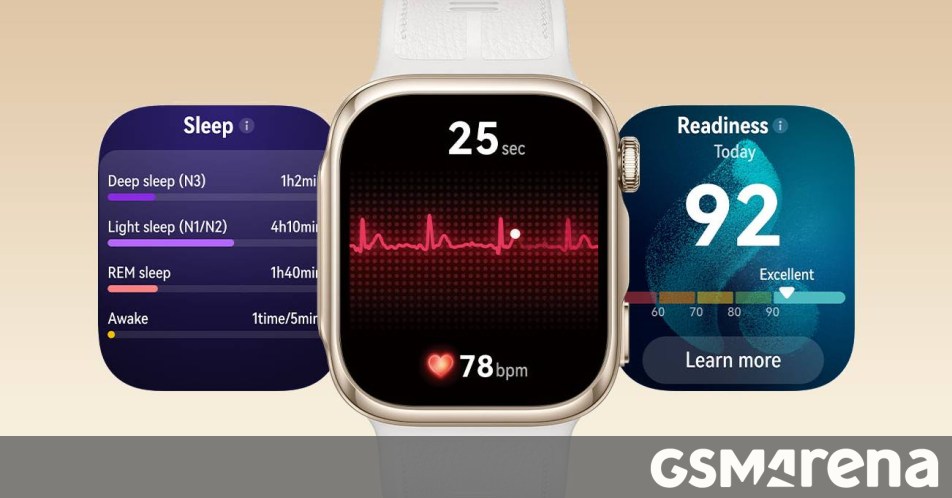 Huawei Watch D3 bán tại châu Âu, tặng kèm cân thông minh
