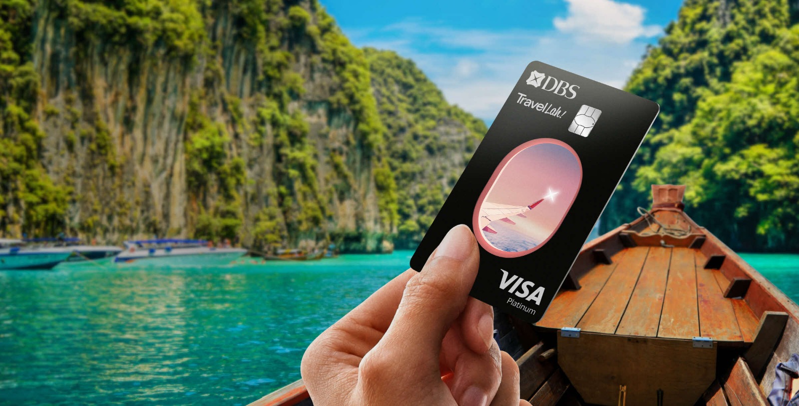 Thẻ ghi nợ DBS TravelLah! không phí giao dịch và rút tiền miễn phí