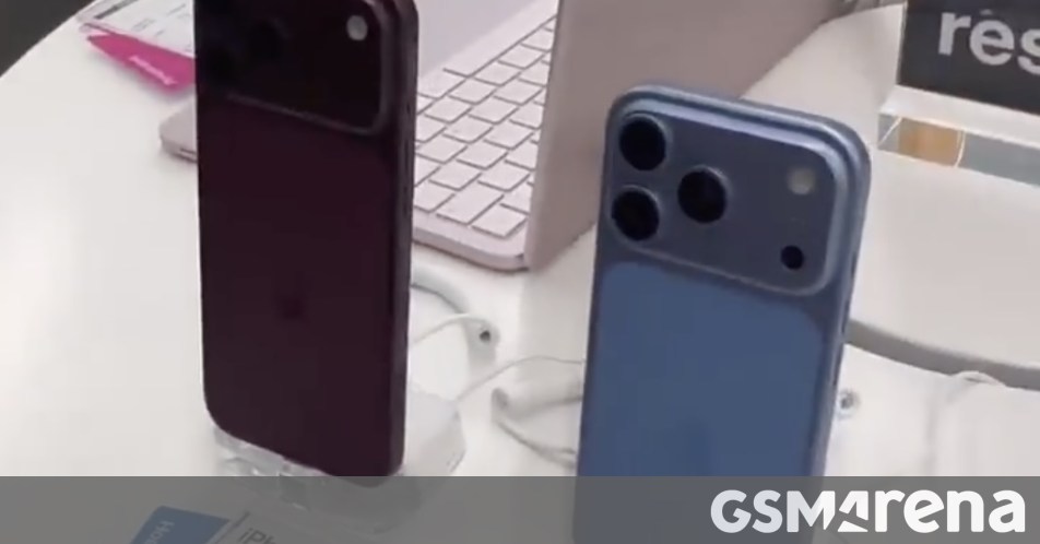 Video rò rỉ hé lộ iPhone 18 Pro Max màu Dark Cherry và 18 Pro màu Blue