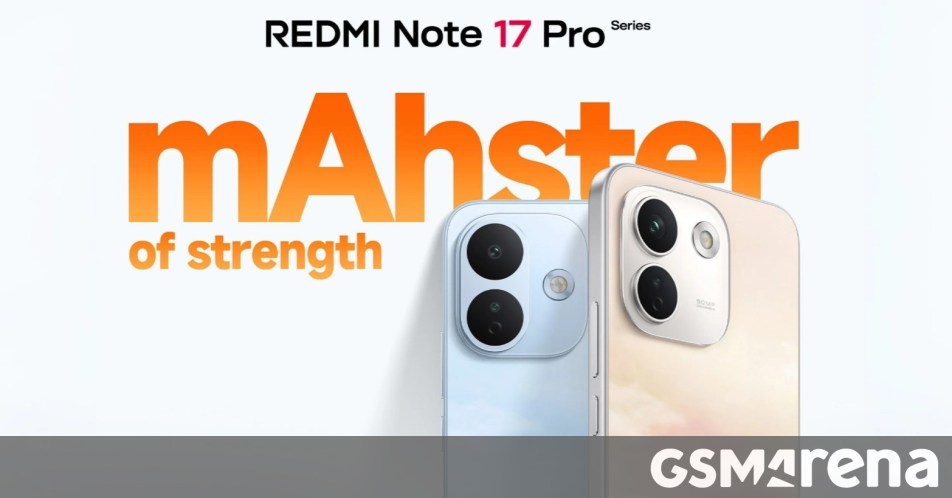 Xiaomi Redmi Note 17 Pro chính thức ra mắt tại Ấn Độ với pin 10.000 mAh