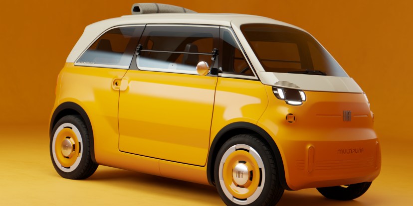 Fiat hé lộ concept Multiplina, xe điện giá khoảng 15.000 euro