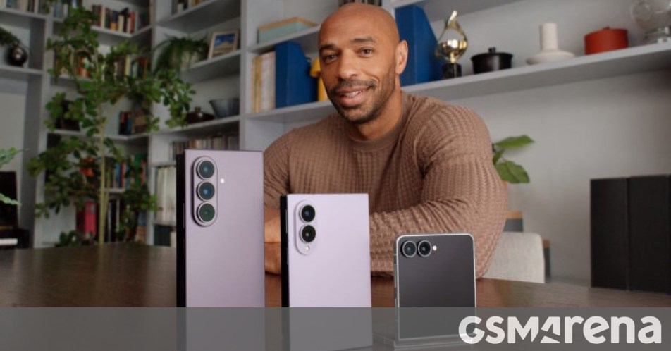 Samsung hợp tác Thierry Henry quảng bá Galaxy Z Fold8 và Flip8