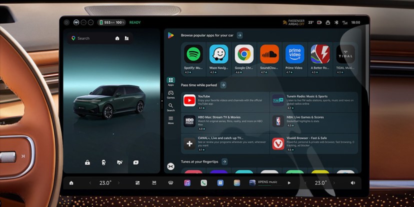 XPeng đưa Google Play Store vào xe điện từ đầu năm 2027